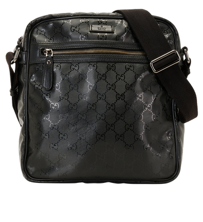 GG Messenger, &pound;310, Handbags, Black, Canvas, Front view